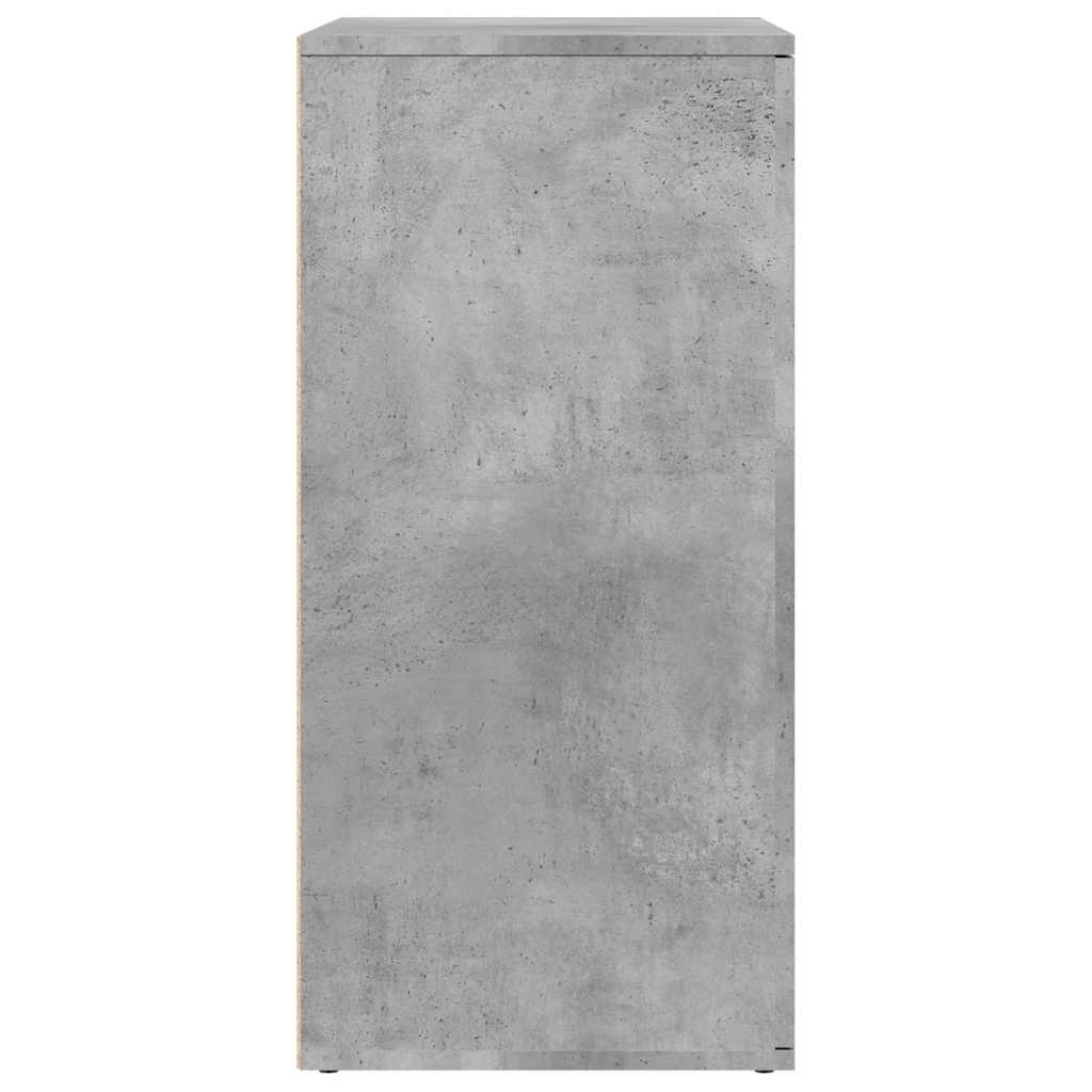 Ντουλάπι Γκρι Σκυροδέματος 79x38x80 εκ. Επεξεργασμένο Ξύλο