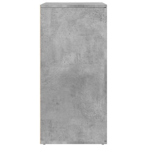 Ντουλάπι Γκρι Σκυροδέματος 79x38x80 εκ. Επεξεργασμένο Ξύλο