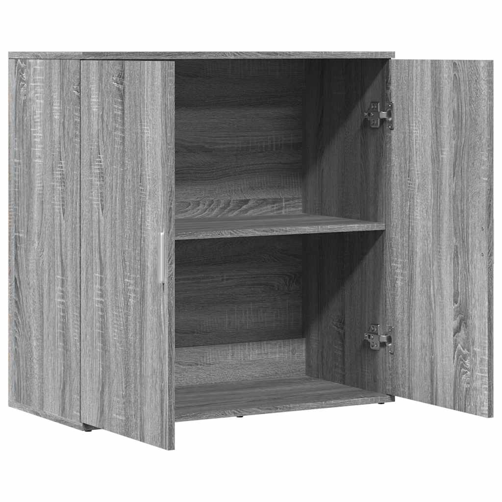 Μπουφές Γκρι Sonoma 79x38x80 εκ. από Επεξεργασμένο Ξύλο