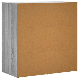 Μπουφές Γκρι Sonoma 79x38x80 εκ. από Επεξεργασμένο Ξύλο