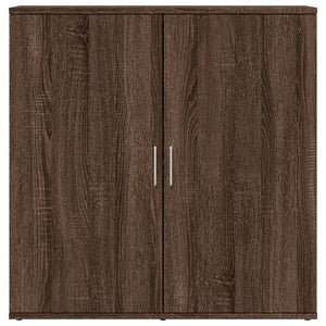 Βοηθητικό Ντουλάπι Καφέ Δρυς 79x38x80εκ. από Επεξεργασμένο Ξύλο