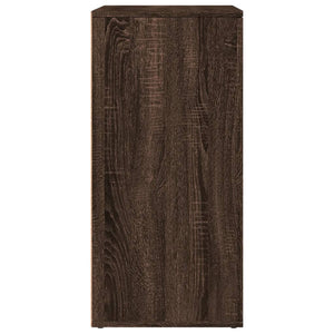 Βοηθητικό Ντουλάπι Καφέ Δρυς 79x38x80εκ. από Επεξεργασμένο Ξύλο