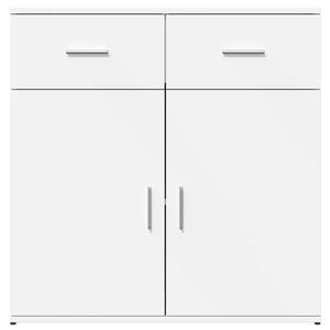 Ραφιέρα Λευκή 79 x 38 x 80 εκ. από Επεξεργασμένο Ξύλο - Pakobazaar