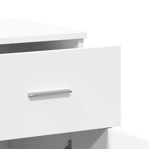 Ραφιέρα Λευκή 79 x 38 x 80 εκ. από Επεξεργασμένο Ξύλο - Pakobazaar