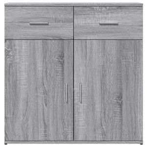 Μπουφές Γκρι Sonoma 79x38x80 εκ. από Επεξεργασμένο Ξύλο - Pakobazaar