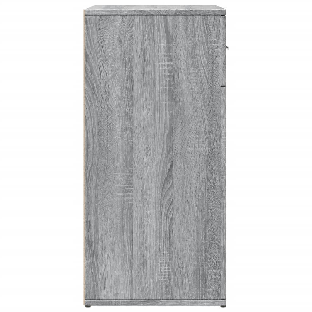 Μπουφές Γκρι Sonoma 79x38x80 εκ. από Επεξεργασμένο Ξύλο - Pakobazaar