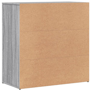Μπουφές Γκρι Sonoma 79x38x80 εκ. από Επεξεργασμένο Ξύλο - Pakobazaar