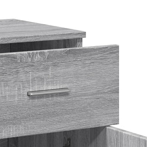 Μπουφές Γκρι Sonoma 79x38x80 εκ. από Επεξεργασμένο Ξύλο - Pakobazaar