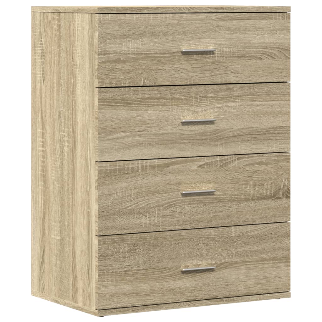 Συρταριέρα Sonoma Δρυς 60x39x80 εκ. Επεξεργασμένο Ξύλο