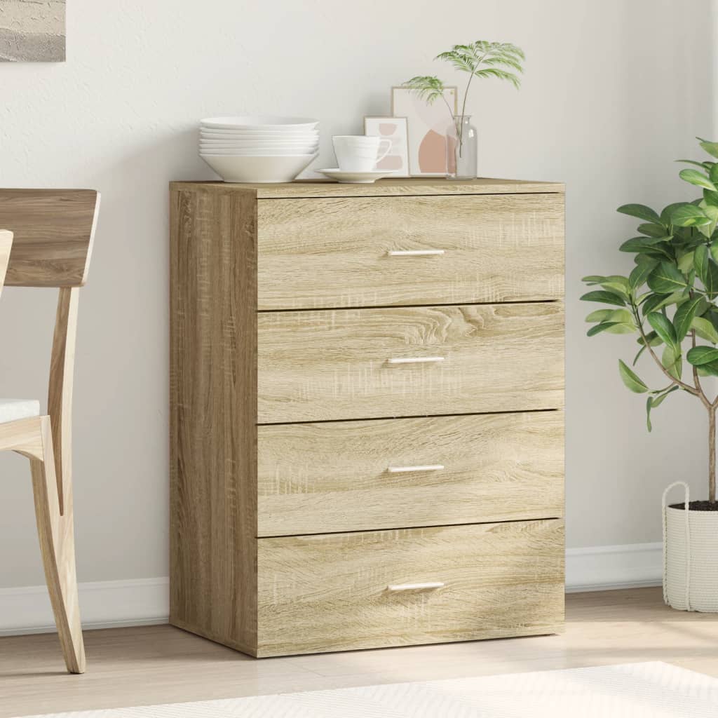 Συρταριέρα Sonoma Δρυς 60x39x80 εκ. Επεξεργασμένο Ξύλο