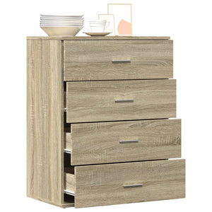 Συρταριέρα Sonoma Δρυς 60x39x80 εκ. Επεξεργασμένο Ξύλο