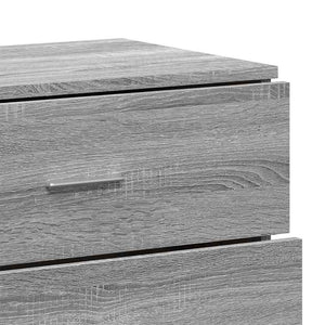 Μπουφές Γκρι Sonoma 60x39x80 εκ. από Επεξεργασμένο Ξύλο