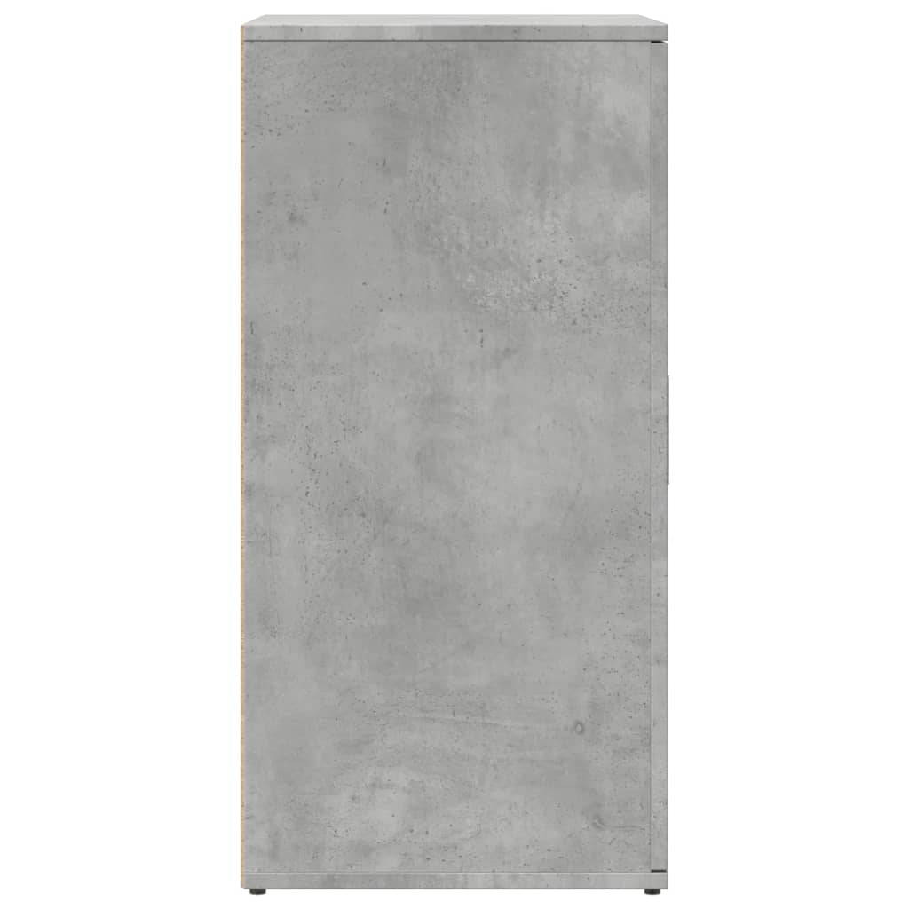 Ντουλάπι Γκρι Σκυροδέματος 59x39x80 εκ. Επεξεργασμένο Ξύλο