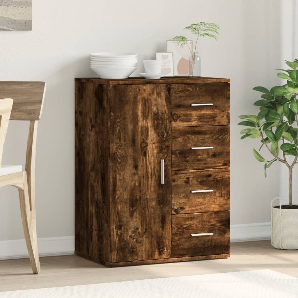 Βοηθητικό Ντουλάπι Καπνιστή Δρυς 59x39x80εκ. Επεξεργασμένο Ξύλο