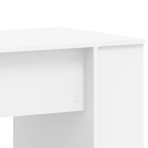 Γραφείο Λευκό 140 x 50 x 75 εκ. από Επεξεργασμένο Ξύλο