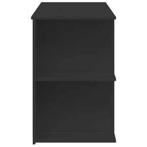 Γραφείο Μαύρο 140 x 50 x 75 εκ. από Επεξεργασμένο Ξύλο