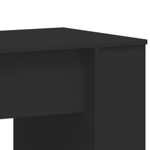 Γραφείο Μαύρο 140 x 50 x 75 εκ. από Επεξεργασμένο Ξύλο