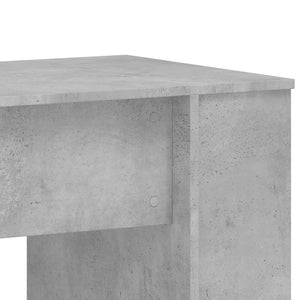 Γραφείο Γκρι Σκυροδέματος 140 x 50 x 75 εκ. από Επεξεργ. Ξύλο