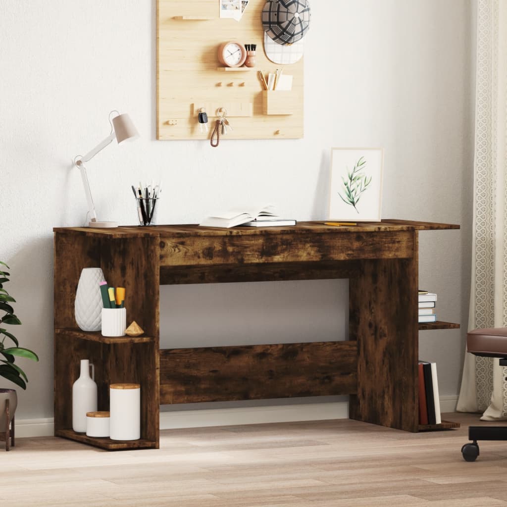 Γραφείο Καπνιστή Δρυς 140 x 50 x 75 εκ. από Επεξεργασμένο Ξύλο - Pakobazaar