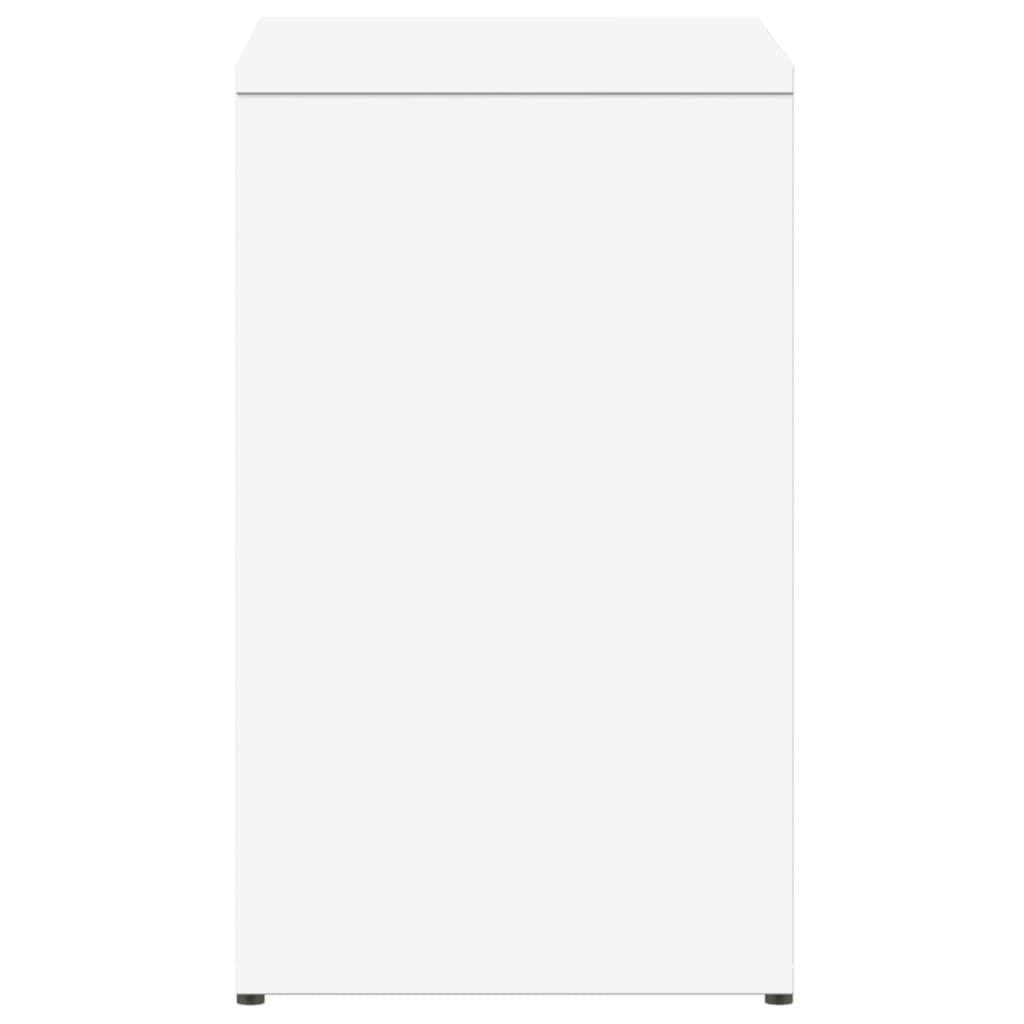 Τραπέζια Βοηθητικά 2 τεμ. Λευκά 50x30x50 εκ. Επεξεργασμένο Ξύλο