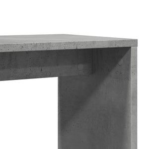 Βοηθητικά Τραπέζια 2 τεμ Γκρι Σκυροδ. 50x30x50 εκ. Επεξ. Ξύλο
