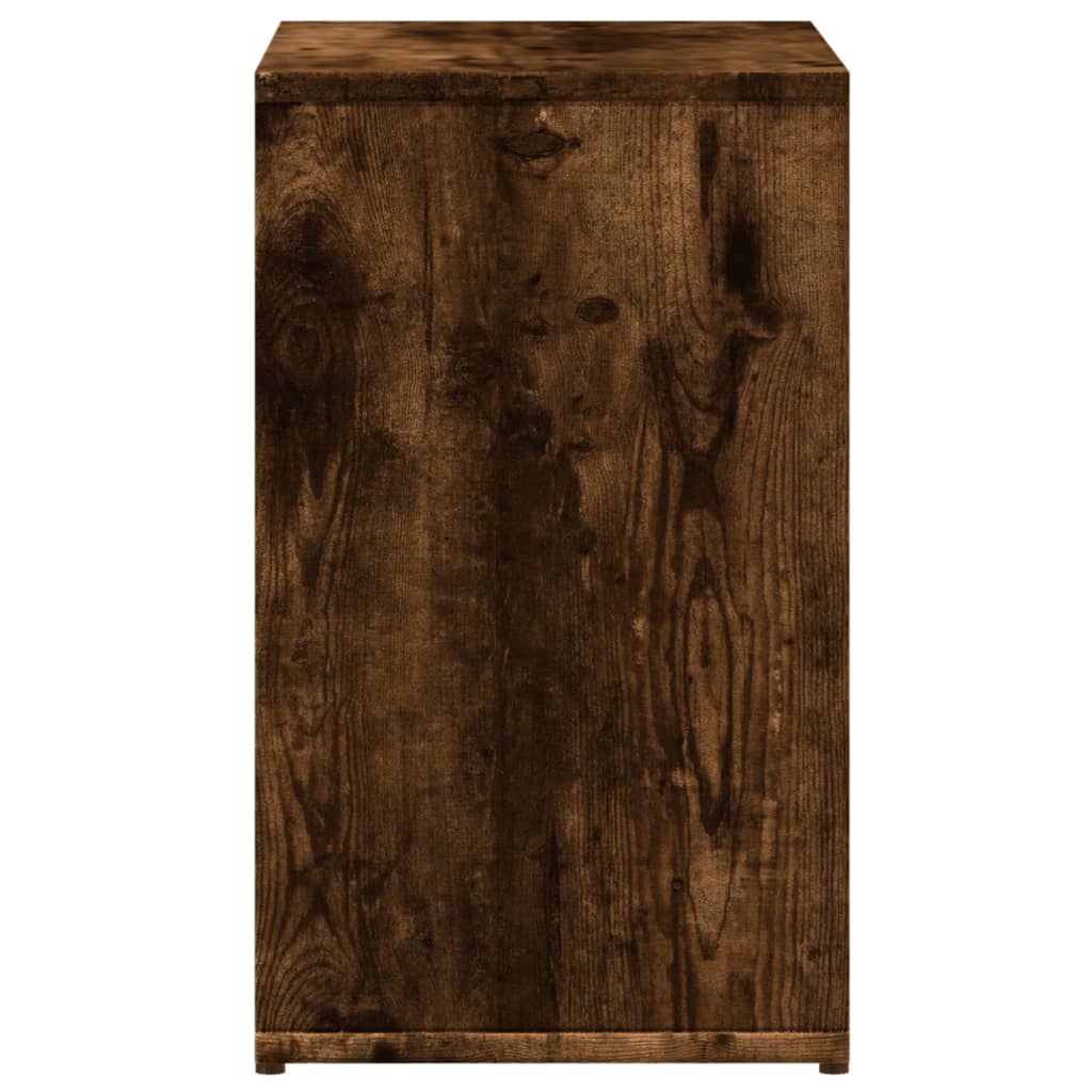Τραπεζάκια Σαλονιού 2 τεμ. Καπνιστή Δρυς 50x30x50 εκ Επεξ. Ξύλο - Pakobazaar