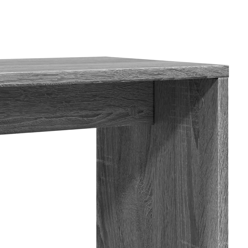 Βοηθητικό Τραπέζι Γκρι Sonoma 50x30x50 εκ. Επεξεργασμένο Ξύλο