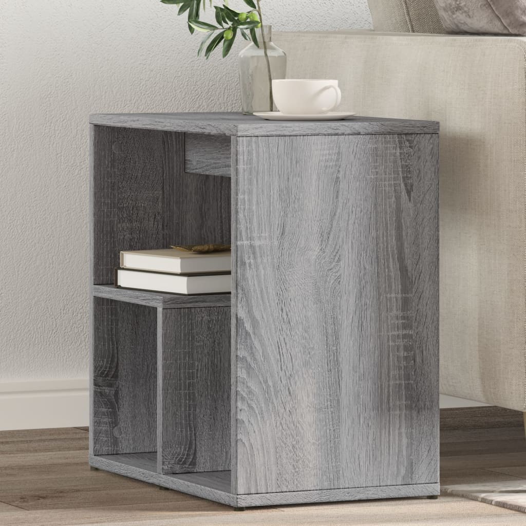Βοηθητικό Τραπέζι Γκρι Sonoma 50x30x50 εκ. Επεξεργασμένο Ξύλο