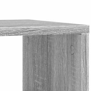 Βοηθητικό Τραπέζι με Ρόδες Γκρι Sonoma 50x30x55 εκ Επεξ. Ξύλο