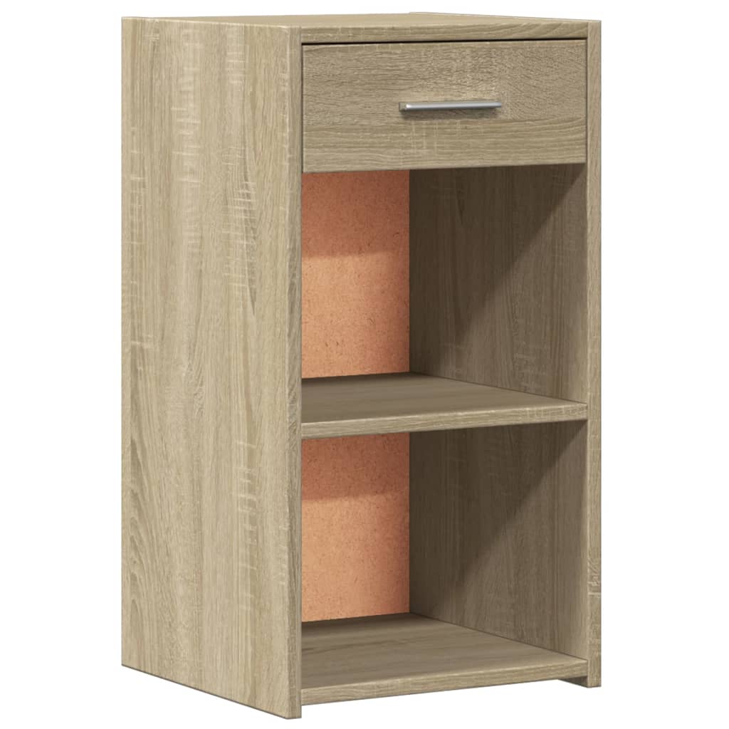 Κομοδίνο Sonoma Δρυς 35x34x65 εκ. από Επεξεργασμένο Ξύλο