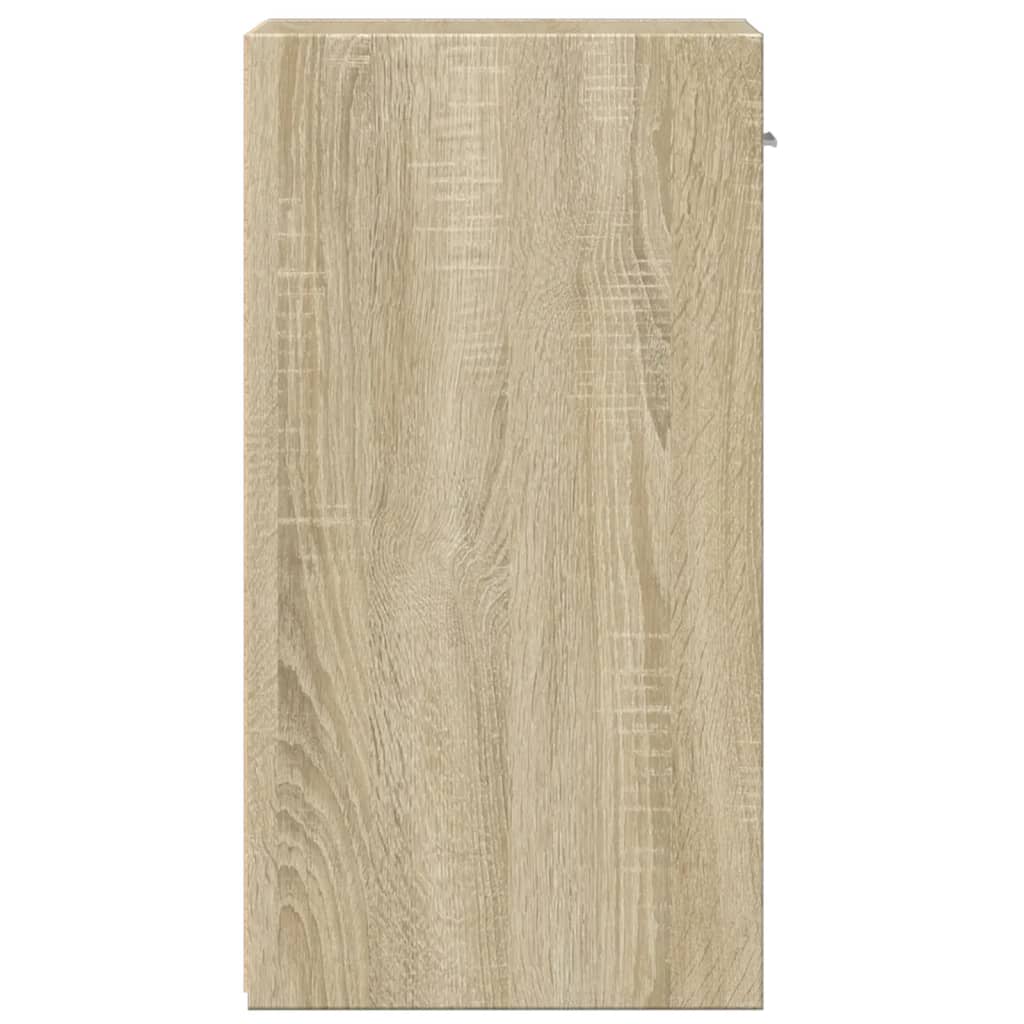 Κομοδίνο Sonoma Δρυς 35x34x65 εκ. από Επεξεργασμένο Ξύλο