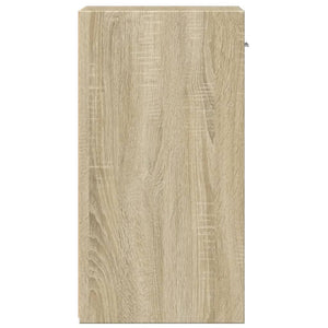 Κομοδίνο Sonoma Δρυς 35x34x65 εκ. από Επεξεργασμένο Ξύλο