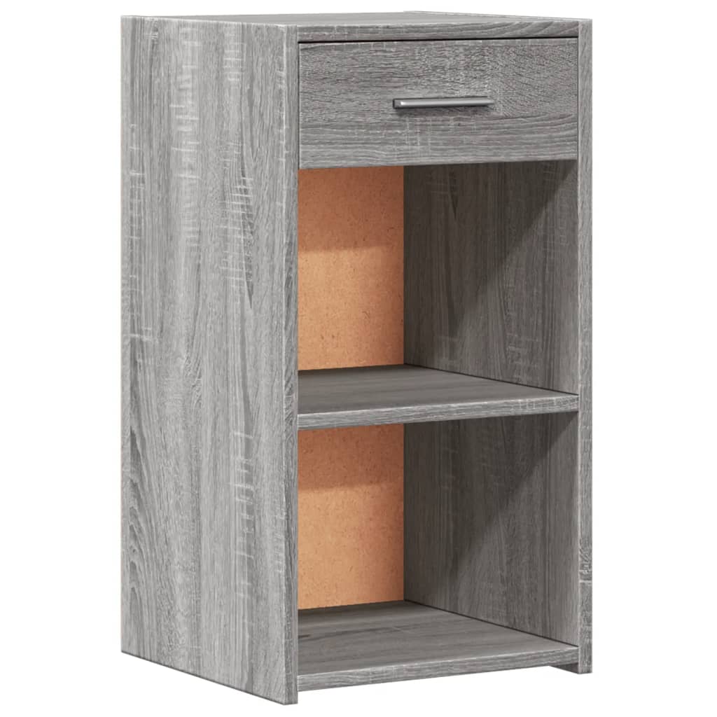 Κομοδίνο Γκρι Sonoma 35x34x65 εκ. από Επεξεργασμένο Ξύλο