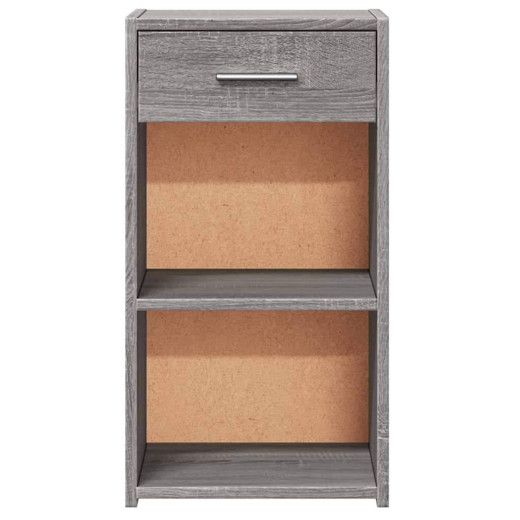 Κομοδίνο Γκρι Sonoma 35x34x65 εκ. από Επεξεργασμένο Ξύλο