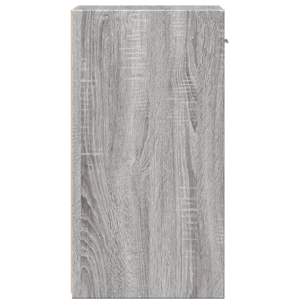 Κομοδίνο Γκρι Sonoma 35x34x65 εκ. από Επεξεργασμένο Ξύλο