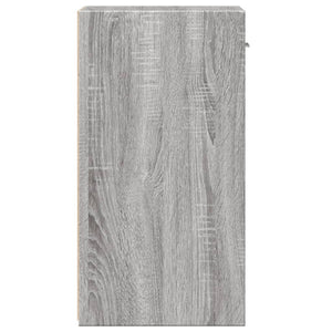 Κομοδίνο Γκρι Sonoma 35x34x65 εκ. από Επεξεργασμένο Ξύλο