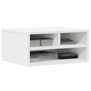 Βάση Εκτυπωτή Λευκή 49 x 40 x 22,5 εκ. από Επεξεργασμένο Ξύλο - Pakobazaar