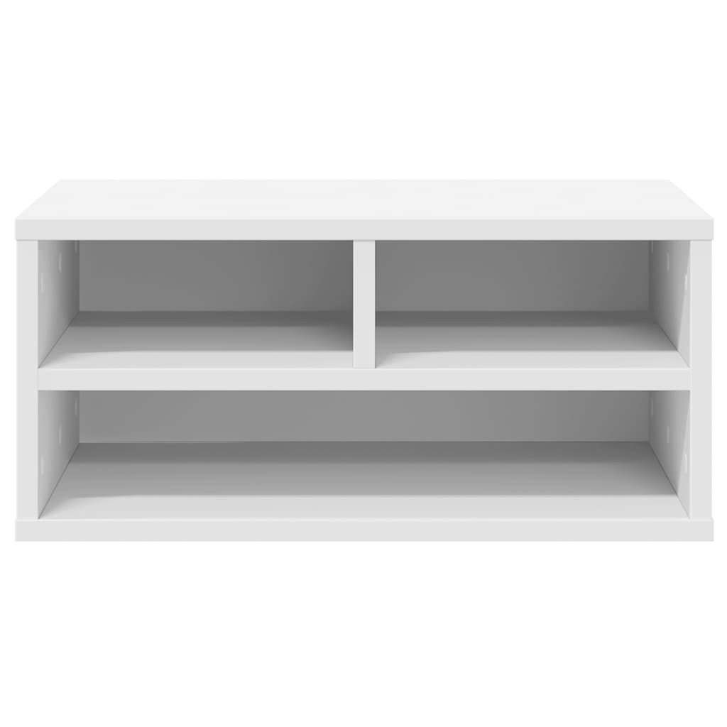 Βάση Εκτυπωτή Λευκή 49 x 40 x 22,5 εκ. από Επεξεργασμένο Ξύλο - Pakobazaar