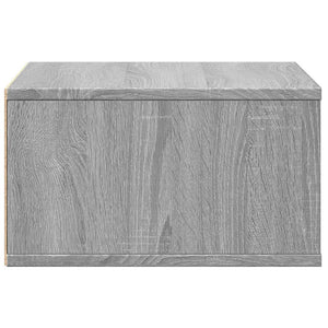 Βάση Εκτυπωτή Γκρι Sonoma 49x40x22,5 εκ. από Επεξεργασμένο Ξύλο