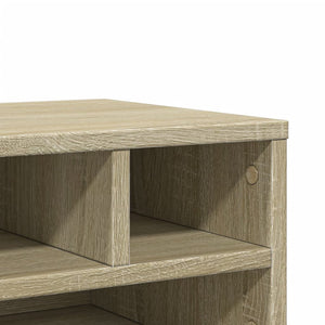 Βάση Εκτυπωτή Sonoma Δρυς 40x32x22,5 εκ. από Επεξεργασμένο Ξύλο - Pakobazaar