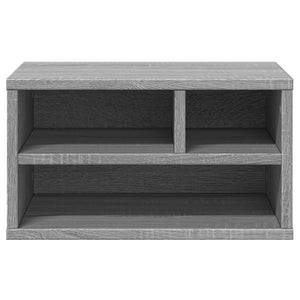 Βάση Εκτυπωτή Γκρι Sonoma 40x32x22,5 εκ. από Επεξεργασμένο Ξύλο