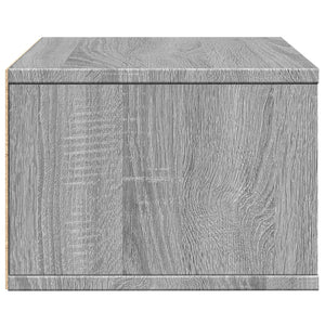 Βάση Εκτυπωτή Γκρι Sonoma 40x32x22,5 εκ. από Επεξεργασμένο Ξύλο