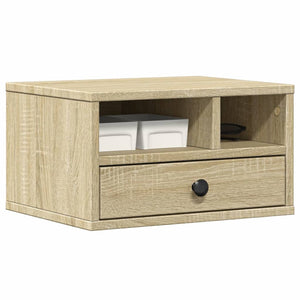 Βάση Εκτυπωτή Sonoma Δρυς 40x32x22,5 εκ. από Επεξεργασμένο Ξύλο - Pakobazaar