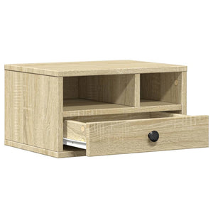 Βάση Εκτυπωτή Sonoma Δρυς 40x32x22,5 εκ. από Επεξεργασμένο Ξύλο - Pakobazaar