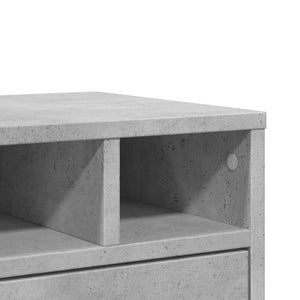 Βάση Εκτυπωτή Γκρι Σκυρ. 40x32x22,5 εκ. από Επεξεργασμένο Ξύλο