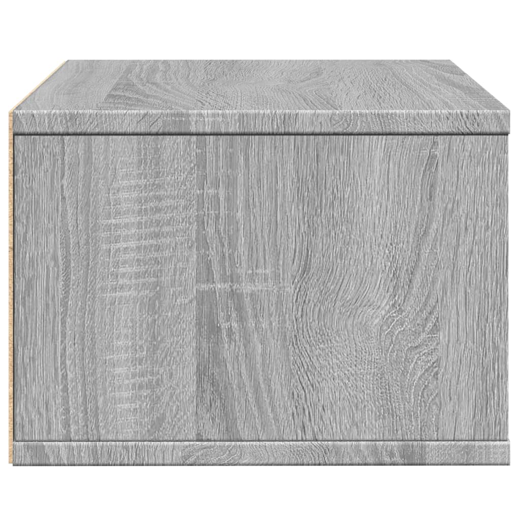 Βάση Εκτυπωτή Γκρι Sonoma 40x32x22,5 εκ. από Επεξεργασμένο Ξύλο