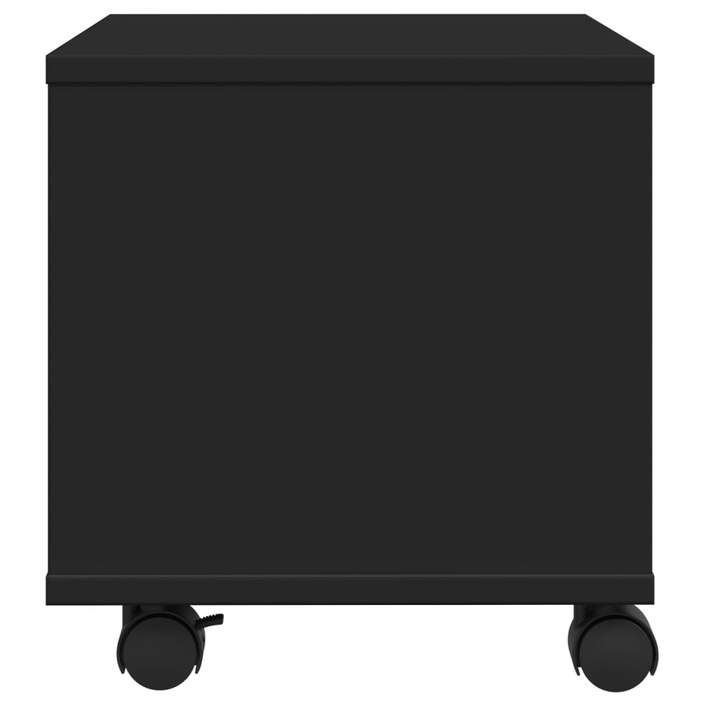 Βάση Εκτυπωτή με Ρόδες Μαύρο 41x32x34,5 εκ. - Pakobazaar