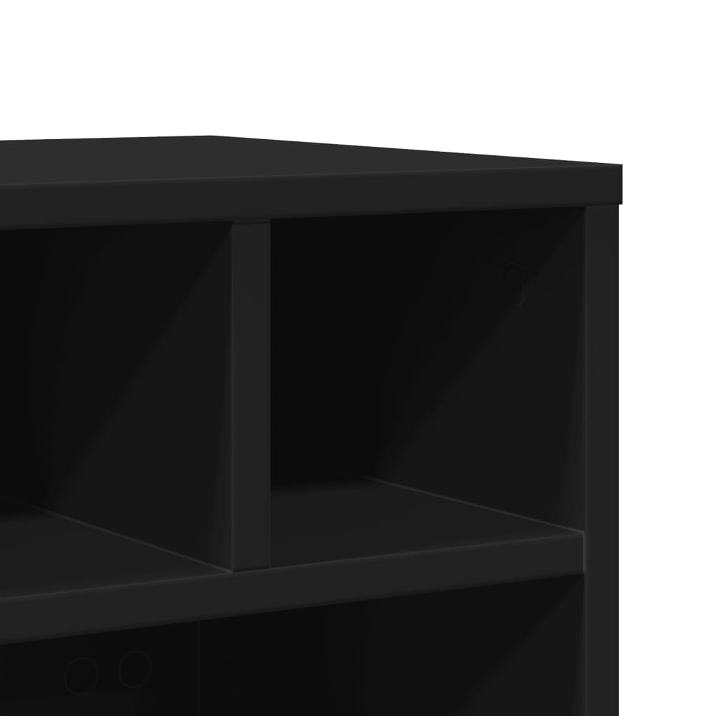 Βάση Εκτυπωτή με Ρόδες Μαύρο 41x32x34,5 εκ. - Pakobazaar