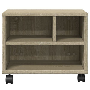 Βάση Εκτυπωτή με Ρόδες Sonoma Δρυς 41x32x34,5 εκ.