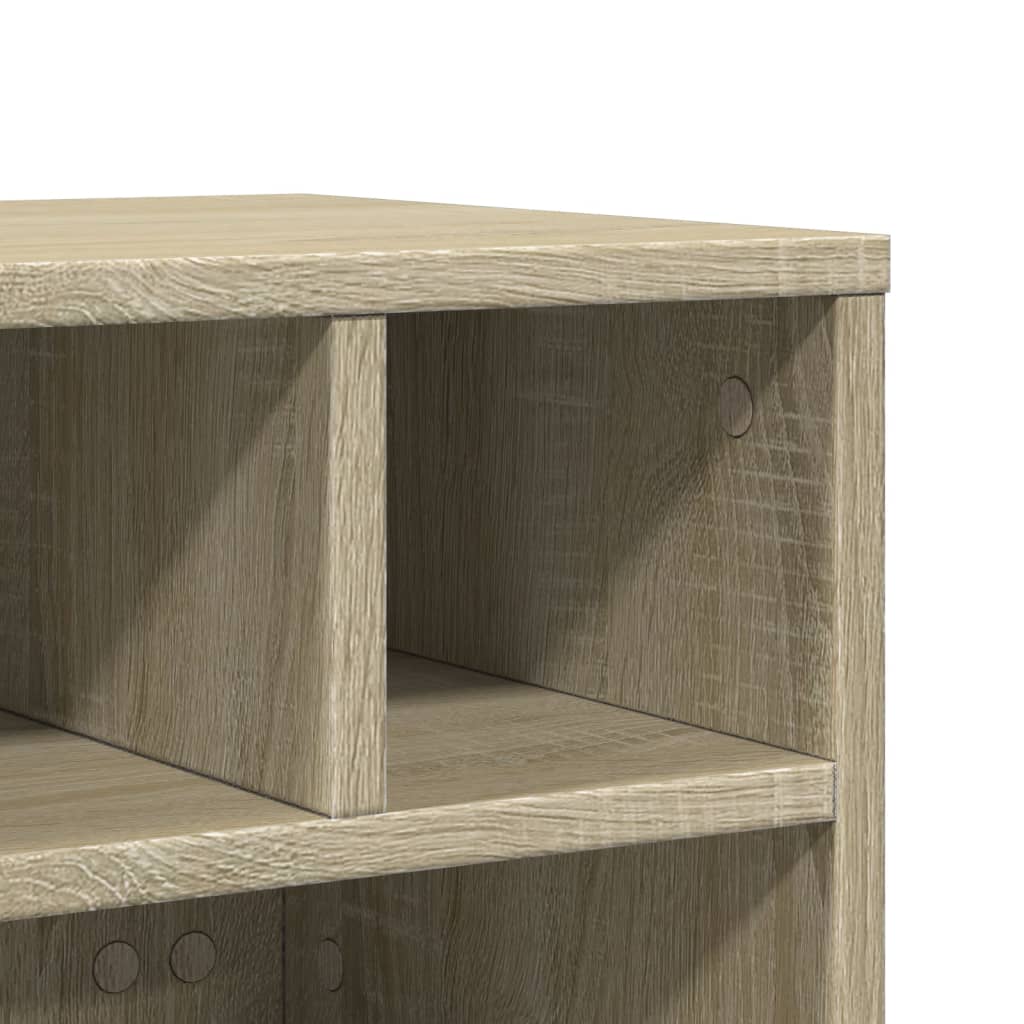 Βάση Εκτυπωτή με Ρόδες Sonoma Δρυς 41x32x34,5 εκ.
